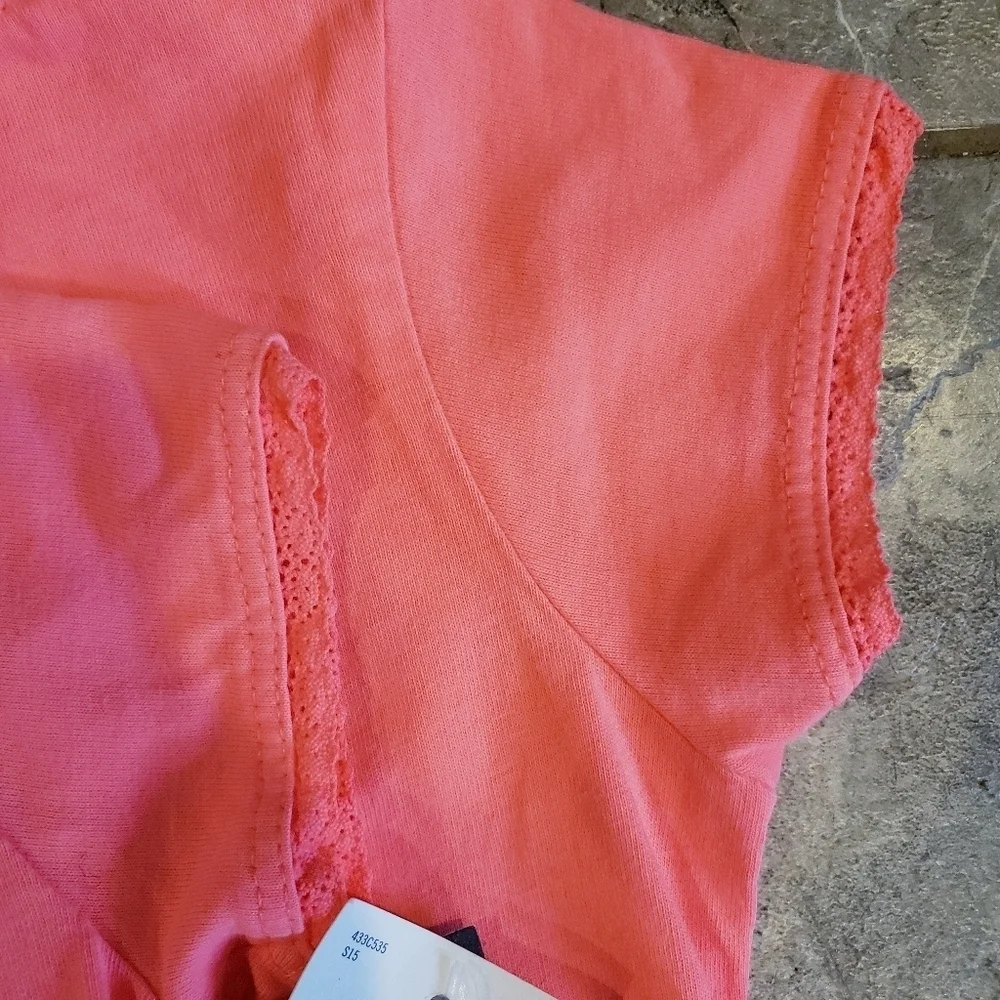 OshKosk B'gosh Bright Coral One Piece Bodysuit 18M